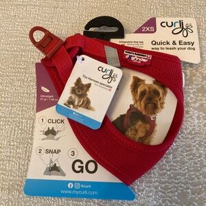 NWT CURLI Dog Harness 2XS